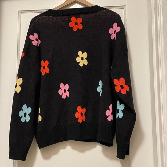 Cider Daisy Print Cardigan 2xl - Picture 2 of 3